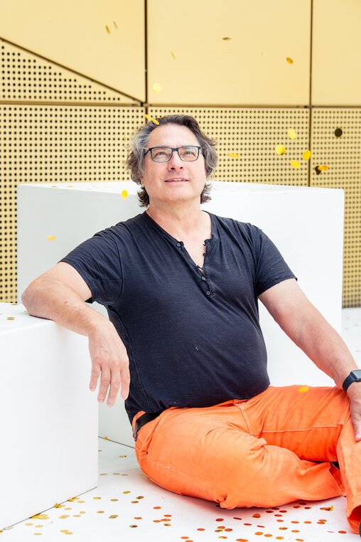 Andreas Wagner, technischer Leiter und Bühnenbildner des Theater Pfütze e. V.